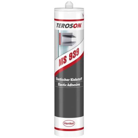 TEROSON MS939 FR - MASTIC BASE MS POLYMRE - CLASSEMENT FEU - CARTOUCHE DE 290ML - NOIR