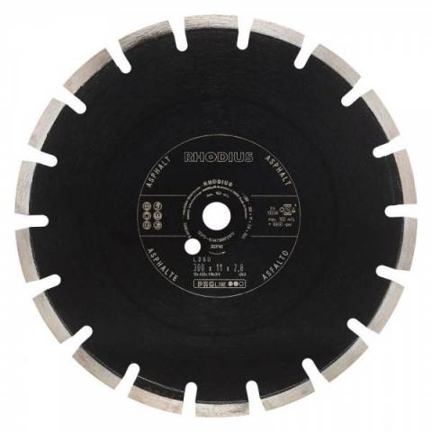 DISQUE DE TRONCONNAGE DIAMANTE FORME PLATE POUR ASPHALTE ET BETON - LD60 
