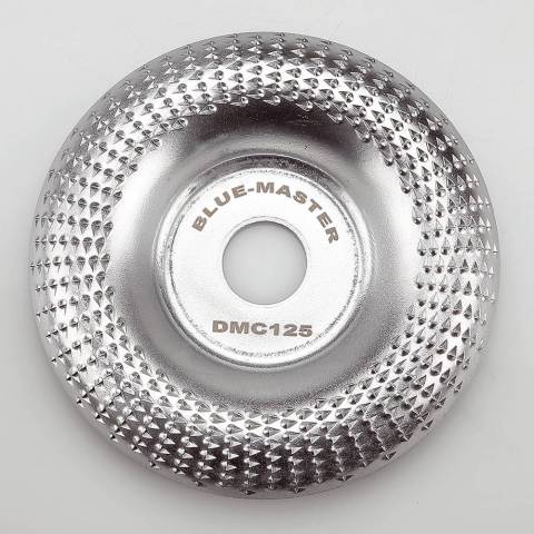 DISQUE AVEC BORD A RAYON SPECIAL POUR UNE GRANDE EBAUCHE SUR LE BOIS ET LES MATERIAUX NON-METALLIQUES - DMC125