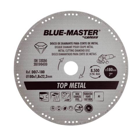 DISQUE DIAMANT SOUDE POUR TOUT TYPE DE METAL - DD7